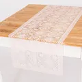 Produktbild: SCHÖNER LEBEN. Tischläufer Häkelspitze Amira Altrosa 40x150cm