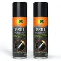 Produktbild: Spraytive 2x 500ml Grill-pflegespray - Bbq Grill-reiniger - Antihaftspray - Pflegt & Konserviert Grillroste, Pfannen (edelstahl, Gusseisen) & Co.