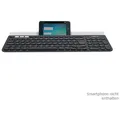 Produktbild: Logitech K780 Multi Device USB und Bluetooth Deutsch schwarz/weiß (kabellos)