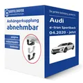 Produktbild: G.D.W. Anhängerkupplung abnehmbar für AUDI e-tron Sportback Typ GEA AHK