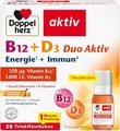 Produktbild: Doppelherz B12 + D3 Duo Aktiv 30 Stück
