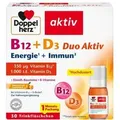 Produktbild: Doppelherz B12+D3 Duo Aktiv Trinkampullen 30 St