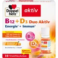 Produktbild: Doppelherz aktiv B12 + D3 Duo Energie +..., 30 St. Trinkfläschchen 17586004