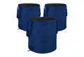 Produktbild: relaxdays Gartensack 3er Set Pop Up Laubsack 85 L blau