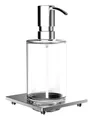 Produktbild: Emco liaison Seifenspender oval für Reling - Chrom/Klar - 182100105