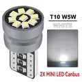 Produktbild: 2x Led T10 Canbus W 5W 1,1W 6500K 9 SMD 180° Standlicht / Kennzeichen Glassockel