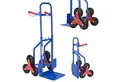 Produktbild: Juskys Treppensackkarre Treppensackkarre, klappbar Treppensteiger, Hartgummireifen, Stahlrahmen, bis 100 kg