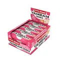 Produktbild: Body Attack YAMBAM Crunch Protein Riegel White Chocolate Raspberry Vanilla (15 x 55 g), Protein Riegel Low Sugar & High Protein, Eiweißriegel mit Schokobezug