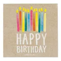 Produktbild: Talking Tables Birthday Party Paper Napkins 33 cm, 20 Stück, Kraft, Mittel