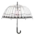 Produktbild: Stockschirm Schirm Esschert  Regenschirm transparent Vogelkäfig Kakadu TP321