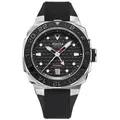 Produktbild: Alpina AL-560B3VE6 Herrenuhr Startimer Heritage Automatik GMT 39mm 30ATM - Schwarz/Schwarz
