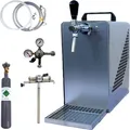 Produktbild: Bierkühler BieTal® Bierzapfanlage 30 L/h KOMPLETTSET 5 Liter Adapter - 0,5Kg CO2