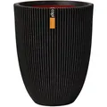 Produktbild: aplanta Pflanzkübel, Schwarz, Kunststoff, 1x46x1 cm, Dekoration, Blumen & Zubehör, Übertöpfe