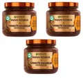 Produktbild: 3x 340ml Garnier Wahre Schätze Honigschätze 1 Minuten Haarkur Reparierende Maske