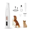 Produktbild: PawTrim Pro Pfotentrimmer Wiederaufladbar Kabellos für Hunde Katzen, LED-Licht