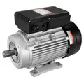 Produktbild: VEVOR 1,5 kW Elektromotor 1400 U/min, AC 220~240 V 9,85 A, 90 l, B34-Rahmen, Luftkompressormotor einphasig, 24 mm Keilwelle, Rechts-/Linkslauf für landwirtschaftliche Maschinen und allgemeine Geräte