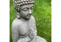 Produktbild: K&L Wall Art Buddhafigur Buddha Statue Kunststein Beton Feng Shui Deko große Steinfigur (1, Gartenfigur), Wellness Gartendeko 33cm