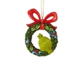 Produktbild: enesco Christbaumschmuck Grinch späht durch Kranz (Der Grinch) (1-tlg), Marken-Christbaumschmuck mit OVP (Originalverpackung)