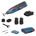 Produktbild: Bosch Akku-Rotationswerkzeug 2x AKKU + LADEGERÄT +  L-BOXX +  ZUBEHÖR 06019C5001