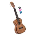 Produktbild: Cascha Konzert Ukulele Set Kinder Erwachsene I Ukulele Starter Kit 3 Plektren Mahagoni Ukulele 24 Zoll I Konzert Ukulele Premium Mahagoni I Kleine Hawaii Gitarre für Anfänger Fortgeschrittene
