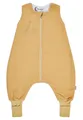 Produktbild: Sterntaler Schlafsack mit Beinen 68/74 Giraffe & Löwe – Musselin, Feinfrottee-Futter – Stulpen an Beinen – Zwei-Wege-Reißverschluss für einfaches Wickeln - 1,00 TOG – Baby Kleinkind Schlafsack, ocker