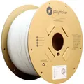 Produktbild: Polymaker PA04008 Regular Filament PLA geringerer Kunststoffgehalt, Matt 1.75mm 1000g Cotton White PolyTerra 1St.