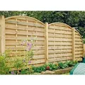 Produktbild: T & J Sichtschutzzaun Maxi-Bogen-Serie Grün 180 x 180/160 cm