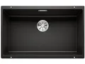 Produktbild: BLANCO SUBLINE 700-U | Granitspüle aus SILGRANIT schwarz | Einbauart: Unterbau | für 80 cm breite Unterschränke | Ein Ausschnitt und nur einmal montiert | [73x46x20,2 cm]
