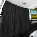 Produktbild: Auto Trennvorhänge Sonnenschutz, 134 x 78 cm, Abnehmbarer Auto Hinten Privats...