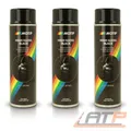 Produktbild: MOTIP 3x 500ml RALLYE SEIDENGLANZ SCHWARZ FAHRZEUGLACK AUTOLACK KAROSSERIE