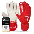 Produktbild: Reusch Attrakt Silver Junior Torwarthandschuhe für Kinder|Gr. 3–8 für Jungen & Mädchen|Perfekter Grip Dank Silver-Latex|Ergonomischer Sitz für kleine Hände|Robust für Training & Spiel