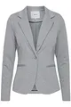 Produktbild: ICHI IHKATE BL Damen Blazer Kurzblazer Jacke Ein-Knopf-Blazer mit Stretch und Reverskragen, Größe:XL, Farbe:Grey Melange (10020)