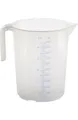 Produktbild: Hünersdorff Messkanne 5000 ml Polypropylen transparent D203xH257mm Griff offen