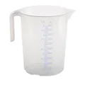 Produktbild: HÜnersdorff Messkanne 5000 ml PP transp.D203xH257mm Griff offen hünersdorff