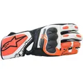 Produktbild: Alpinestars SP-8 v3 Motorrad Handschuhe Gr. XXL Sommer schwarz-weiß-fluorot