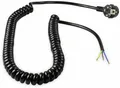 Produktbild: AS SCHWABE Anschluss Spiralkabel, 2,5 m, 3x1,5 mm², schwarz, offenes Ende