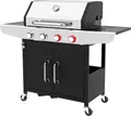 Produktbild: Profi Cook PC-GG 1311 Gas Gas-Grill 4 Brenner, Thermometer im Deckel Schwarz, Edelstahl