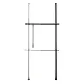 Produktbild: WENKO Teleskop-Garderobe Herkules Basic 50630100 schwarz Metall 75,0 - 120,0 x 165,0 - 300,0 cm