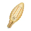 Produktbild: Osram LED Filament Kerze gedreht Vintage 1906 1,5W = 12W E14 Gold 120lm extra warmwei 2400K