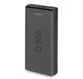 Produktbild: sbs Powerbank fast charge mit 10.000 mAh und 2 USB Schwarz Solar Powerbank