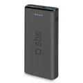 Produktbild: SBS Powerbank fast charge mit 10.000 mAh und 2 USB Schwarz #29487094