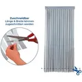 Produktbild: Maximex Türvorhang Grau-weiß, Zuschneidbar, Grau, Polyester Grau Weiß - Grau