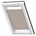 Produktbild: VELUX Wabenplissee Uni Beige 1155, Y47, Aluminiumschiene,GGU,Manuell,VELUX