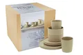 Produktbild: CreaTable, 21526, Serie Futuro, 8-teiliges Geschirrset für 2 Personen, Kombiservice aus Steinzeug, spülmaschinen- und mikrowellengeeignet, Made in Europe