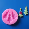 Produktbild: Silikonform Tannenbaum Weihnachten Ausstechform, Fimo Fondant Schokolade