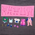 Produktbild: Silikonform Fondant Baby Party Boy Girl Geburt Kuchen Tortendeko backen Resin