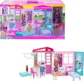 Produktbild: Barbie Puppenhaus Barbie-Haus mit Küche Schlafzimmer Badezimmer Puppe 3+ GWY84