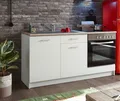 Produktbild: Küchenzeile >Wow < in Weiß matt - 160x85x60 (BxHxT)