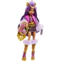 Produktbild: Monster High Monsterfest Clawdeen Wolf, Puppe mit Festival-Outfit, Bandposter und Zubehör