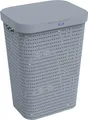 Produktbild: Rotho Wäschesammler Country 55 L misty blau